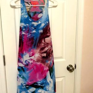Watercolor minidress